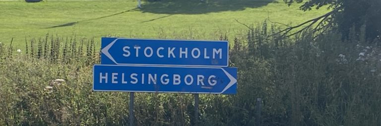 Half way across Sweden